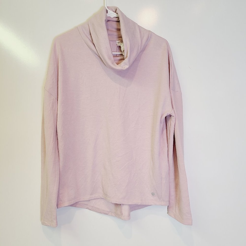Apana Pink Fleece Sweatshirt Sweater Womens Small
